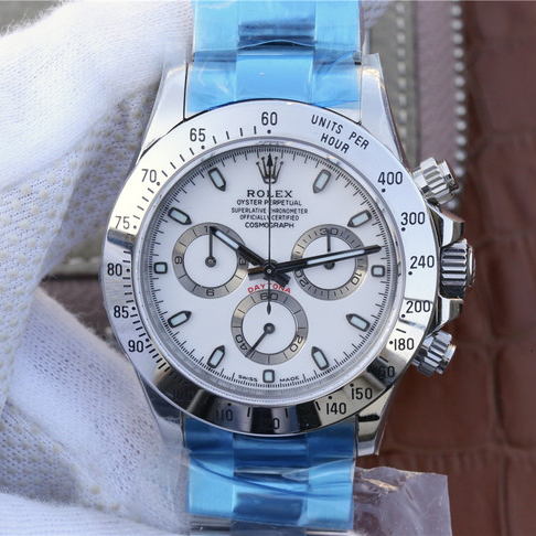 Daytona Steel White Dial 40mm