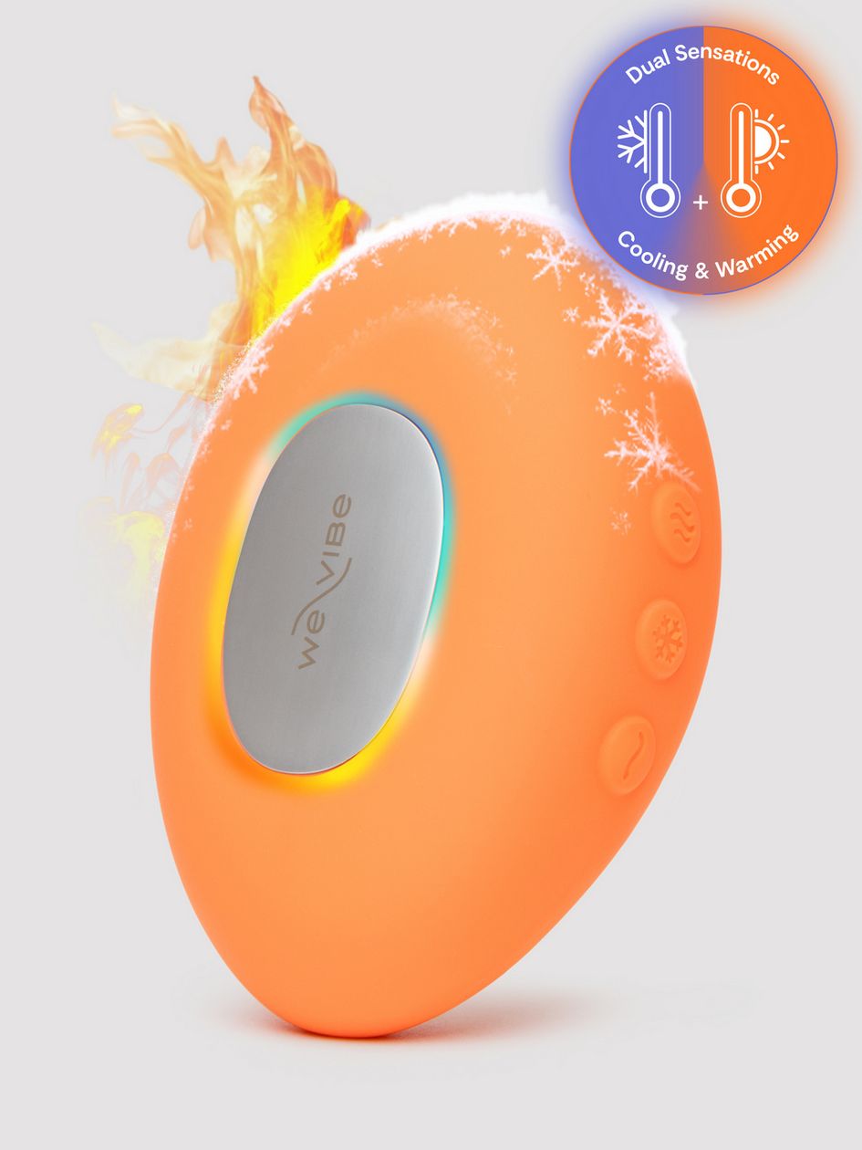 We-Vibe Temp Tangerine Heating and Cooling Clitoral Vibrator