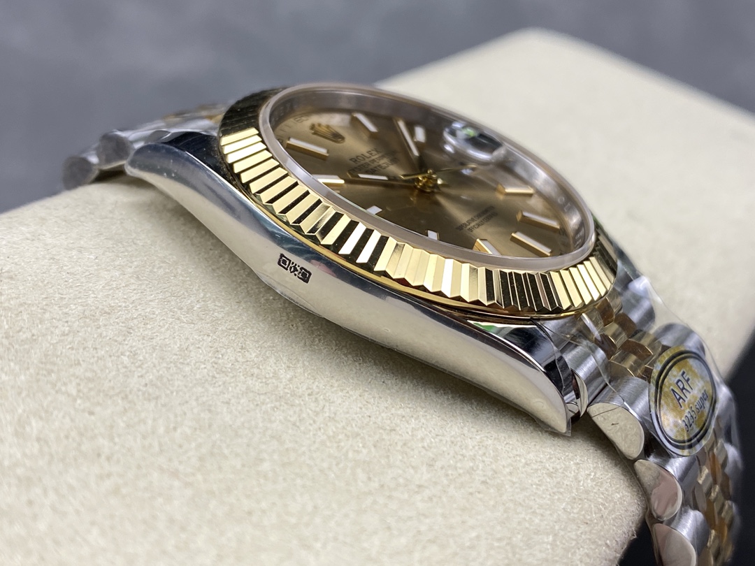 Rolex Datejust 126333 0010 Champagne Index Jubilee 41mm Two Tone Steel