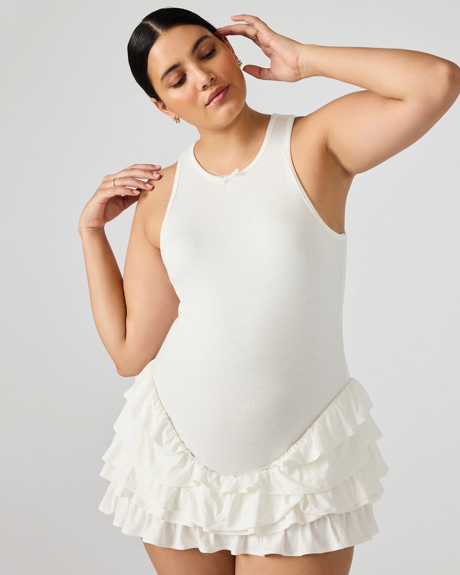 Clea Dress White