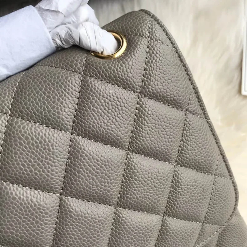 Chanel Caviar Calfskin 30Cm Class-Flap Bag A01113