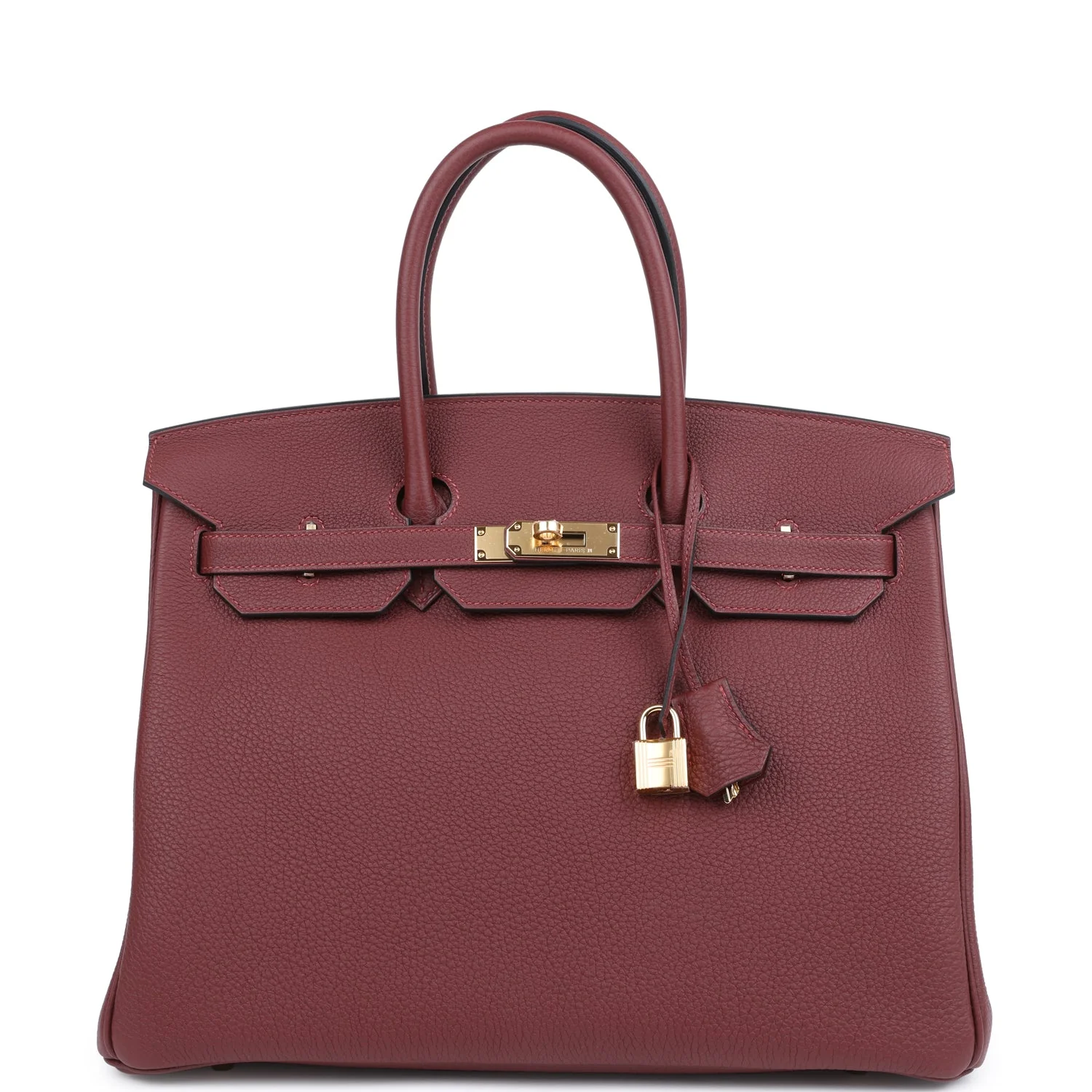 Hermes Birkin 35 Rouge H Togo Gold Hardware