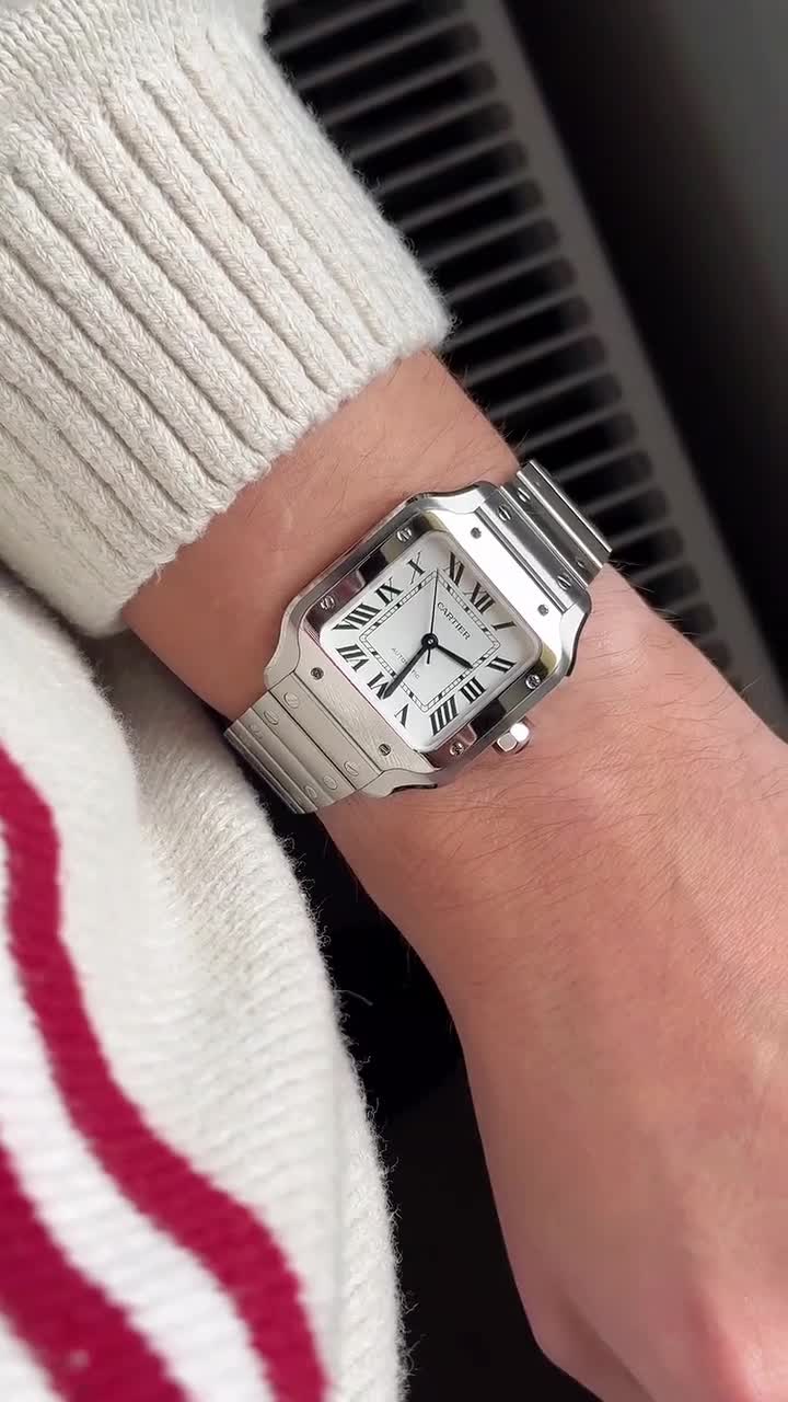 SANTOS Classic Silver 35mm