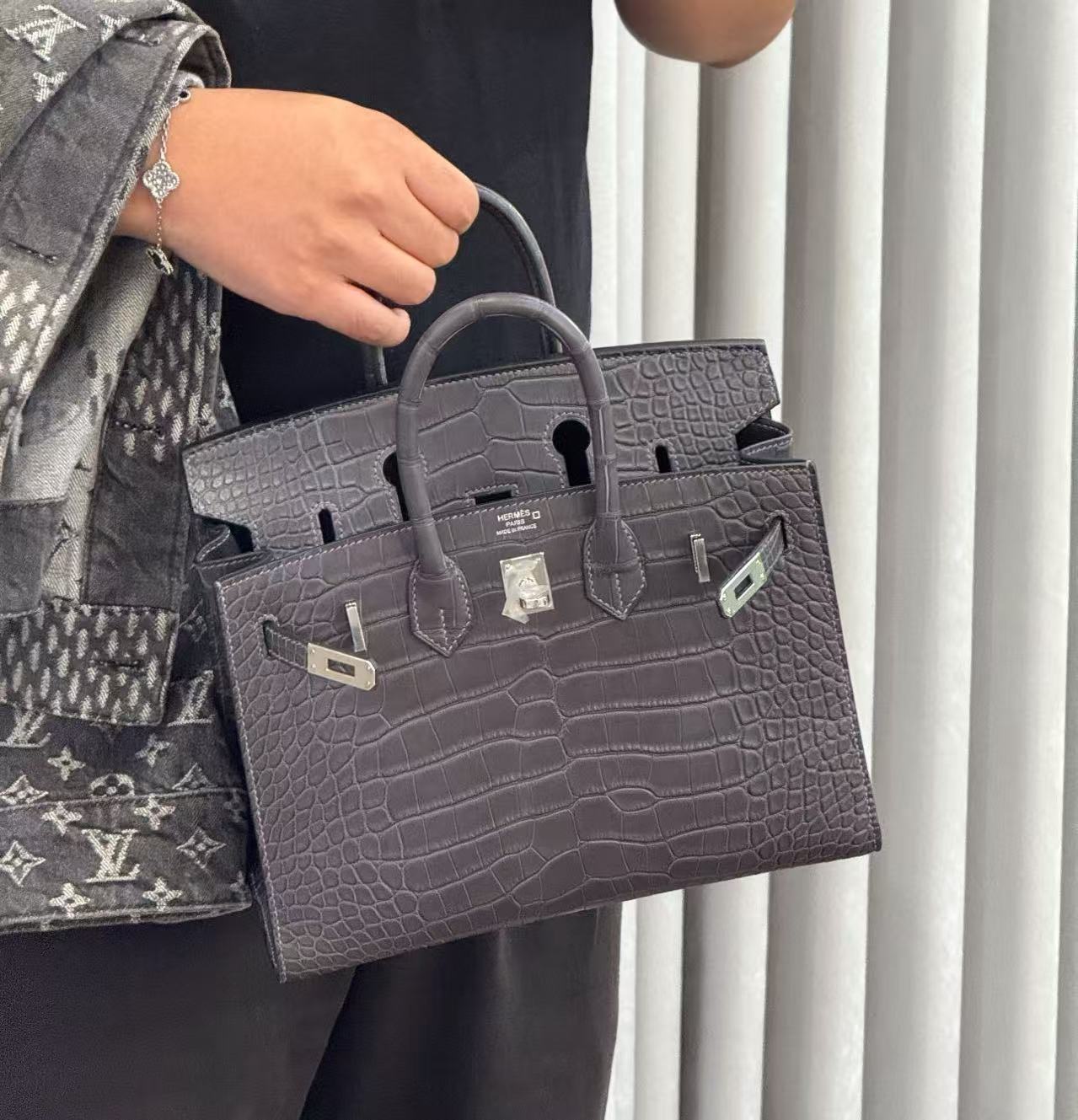 Hermès birkin 25-35 Gris grafito customization