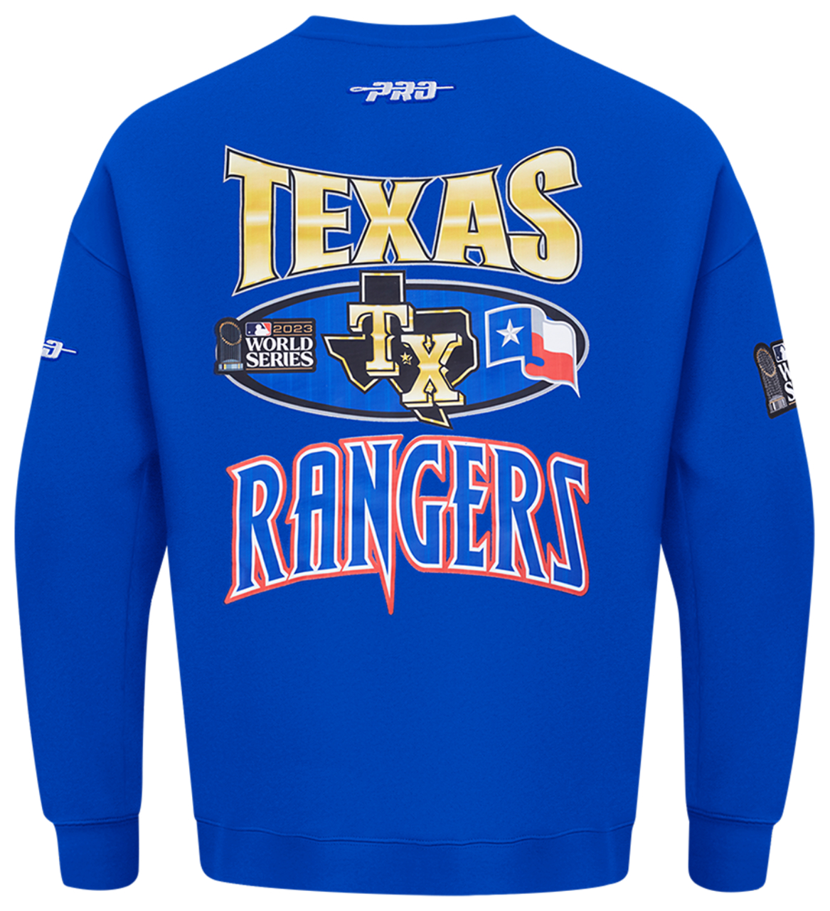 Pro Standard Rangers Champs Drop Shoulder Crew