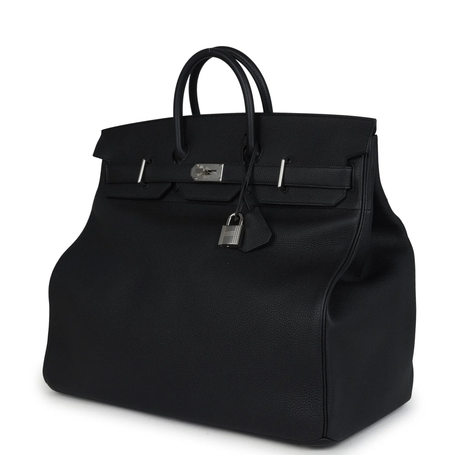 Hermes Birkin HAC 50 Black Togo Palladium Hardware