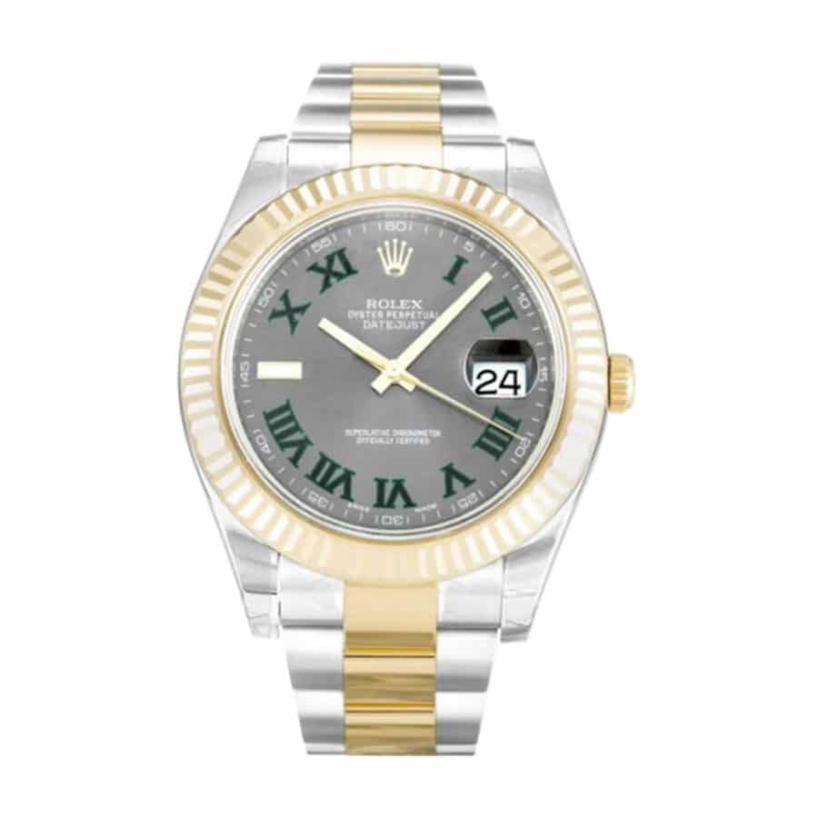Rolex Datejust Grey Roman Replica