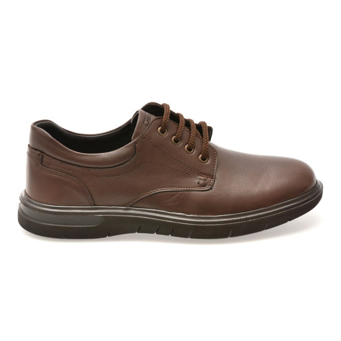 Pantofi OTTER maro, 2804, din piele naturala