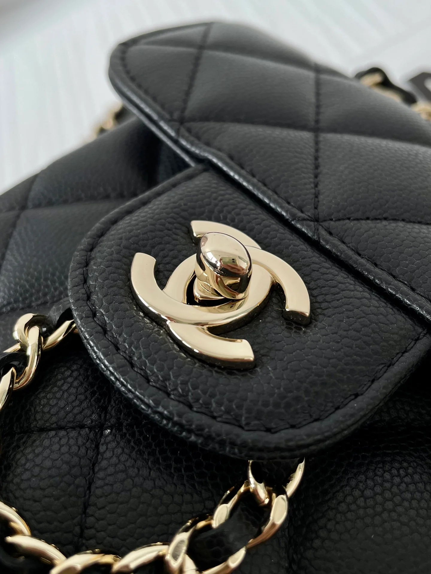 Chanel Medium BackPack Bag Black For Women, Women’s Bags 9.8in/25cm