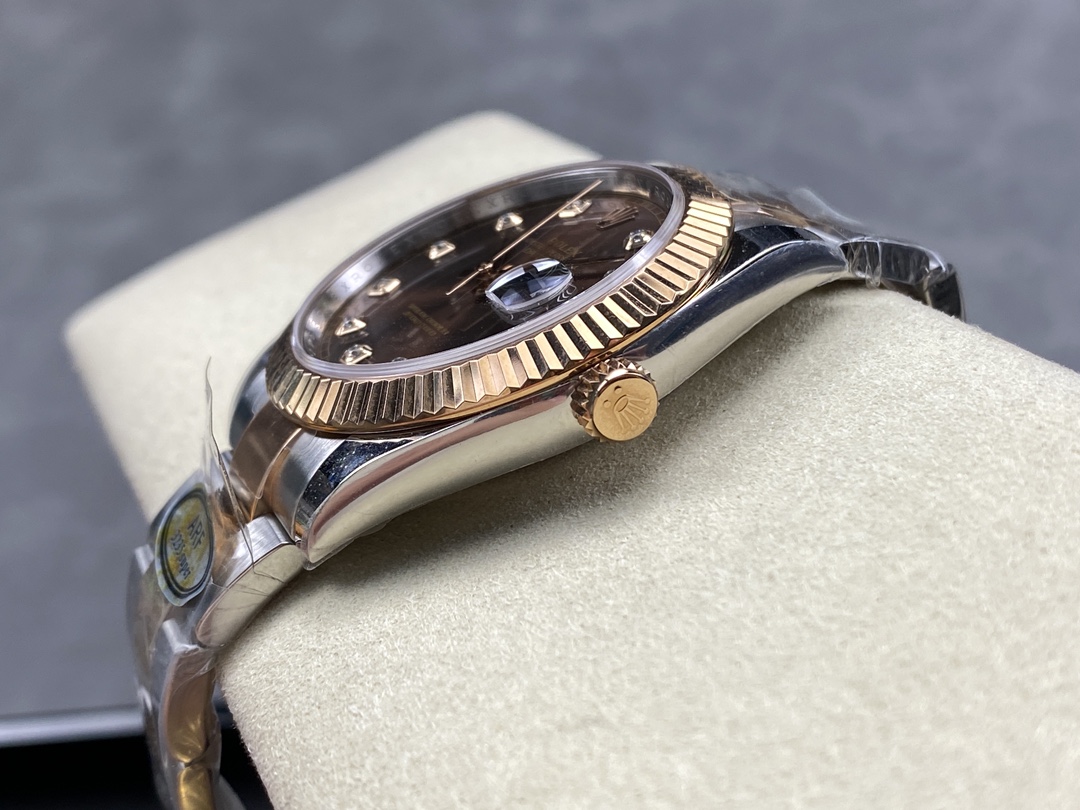 Rolex Datejust 126331 0003 Chocolate Diamond Oyster 41mm Steel