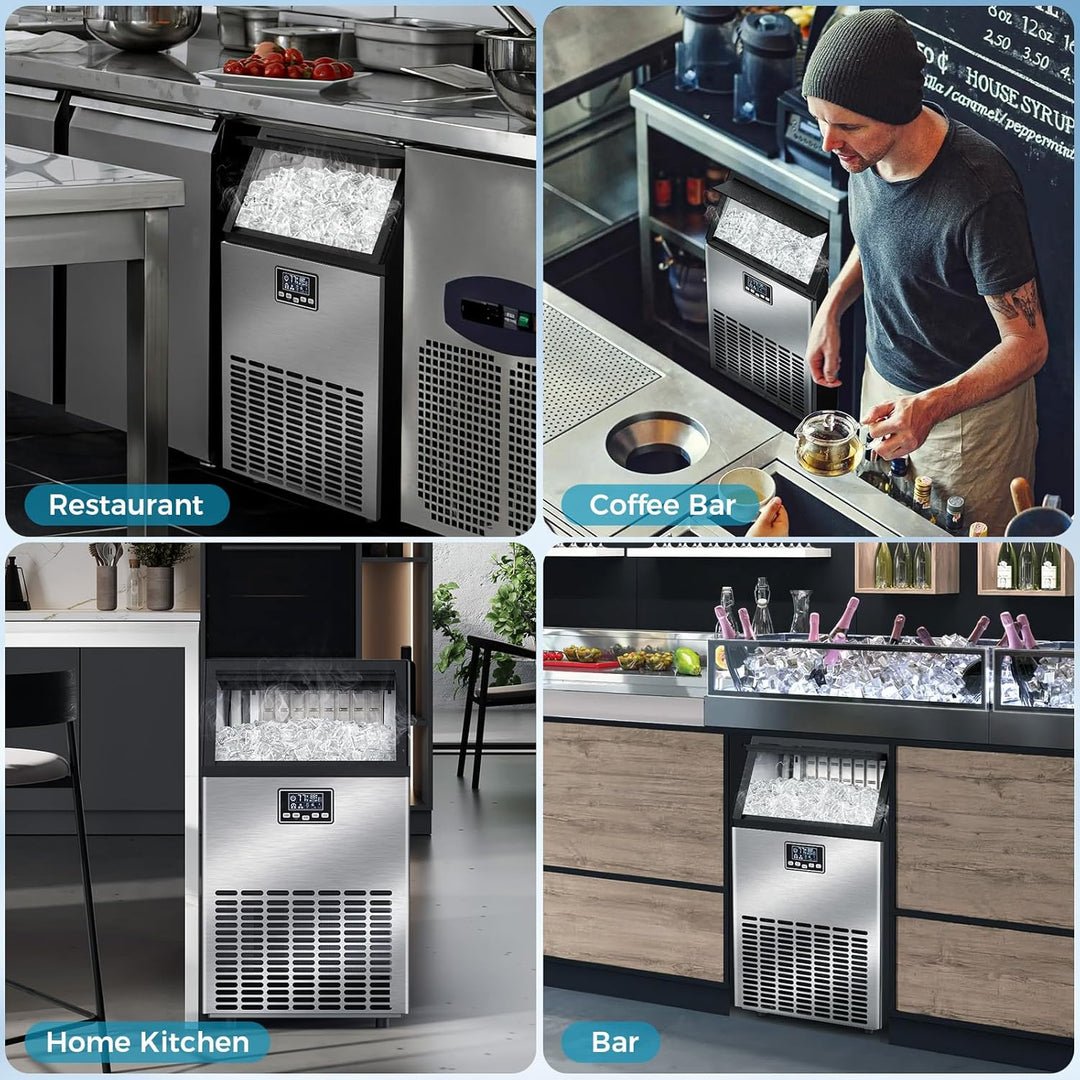 🔥clearance sale🔥 100LBS/200LBS/265LBS  Freestanding Commercial Ice Maker