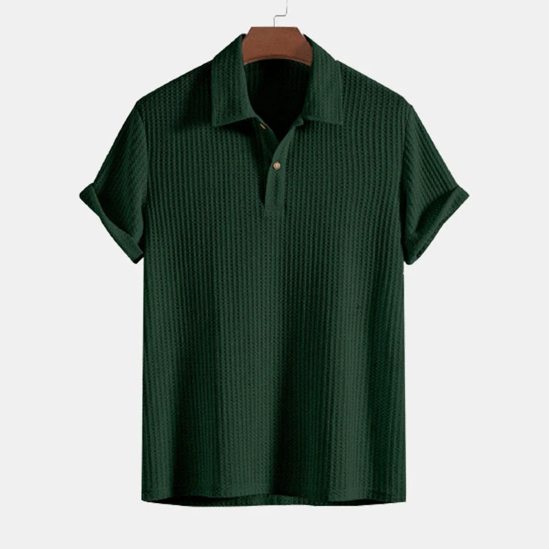 Summer men's Polo shirt Short sleeved minimalist shirt