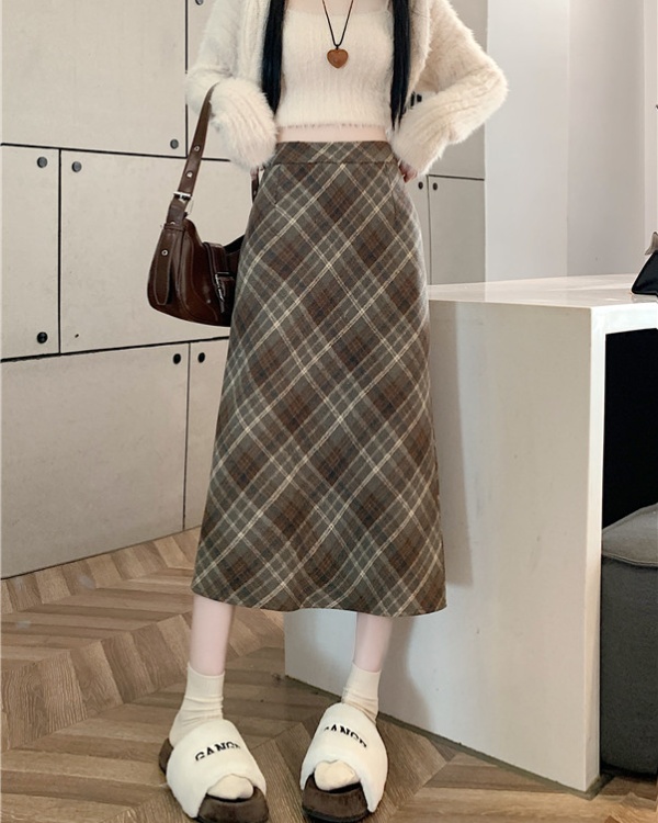High waist large yard long skirt long skirt for women