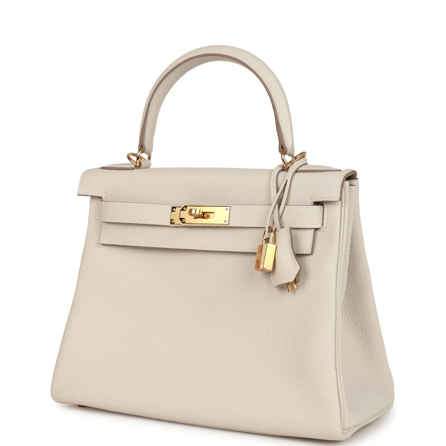Hermes Kelly Retourne 28 Craie Togo Gold Hardware