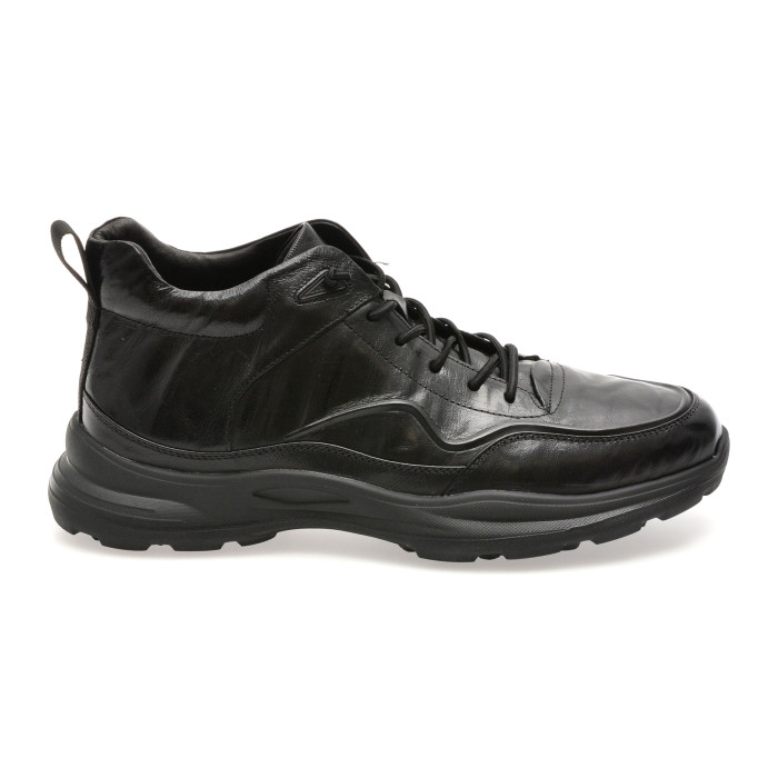 Pantofi sport EPICA negri, 58215, din piele naturala