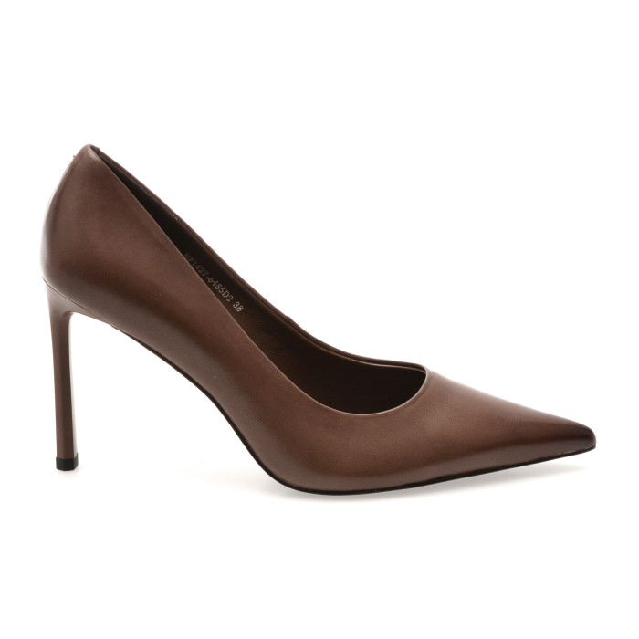 Pantofi eleganti EPICA PREMIUM maro, 6485D2, din piele naturala