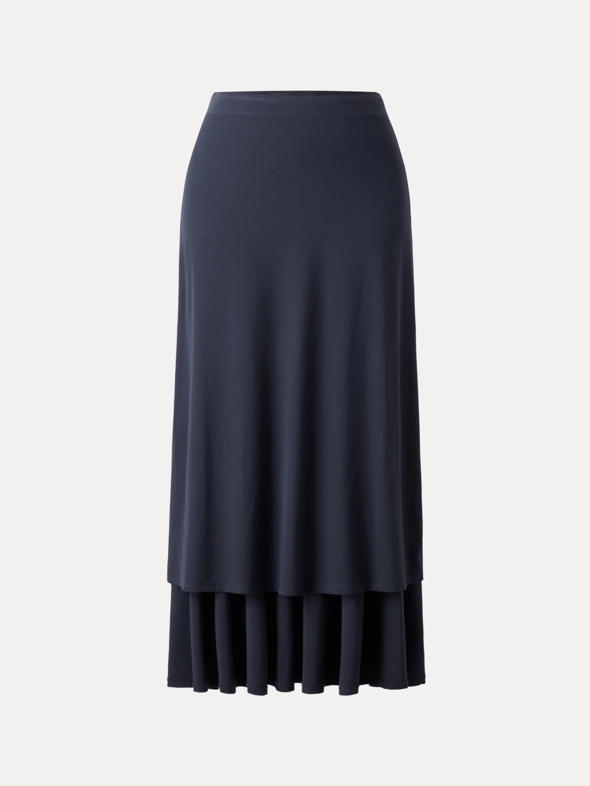 Ultrasoft Mid Rise A-line Ruched Maxi Skirt