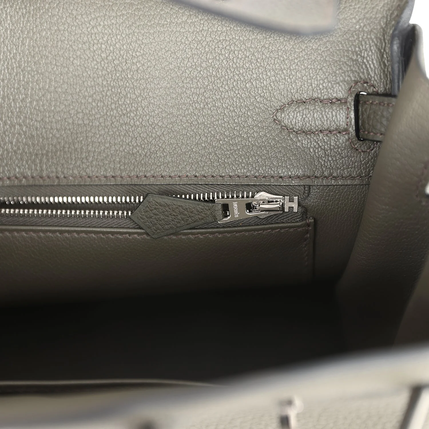 Hermes Birkin 25 Vert de Gris Togo Palladium Hardware