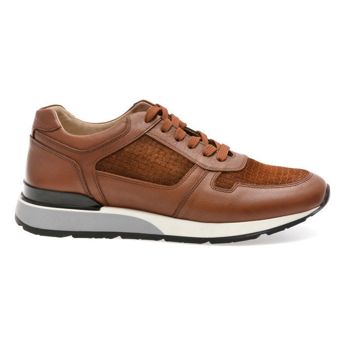Pantofi sport BITE THE BULLET maro, 9142, din piele naturala