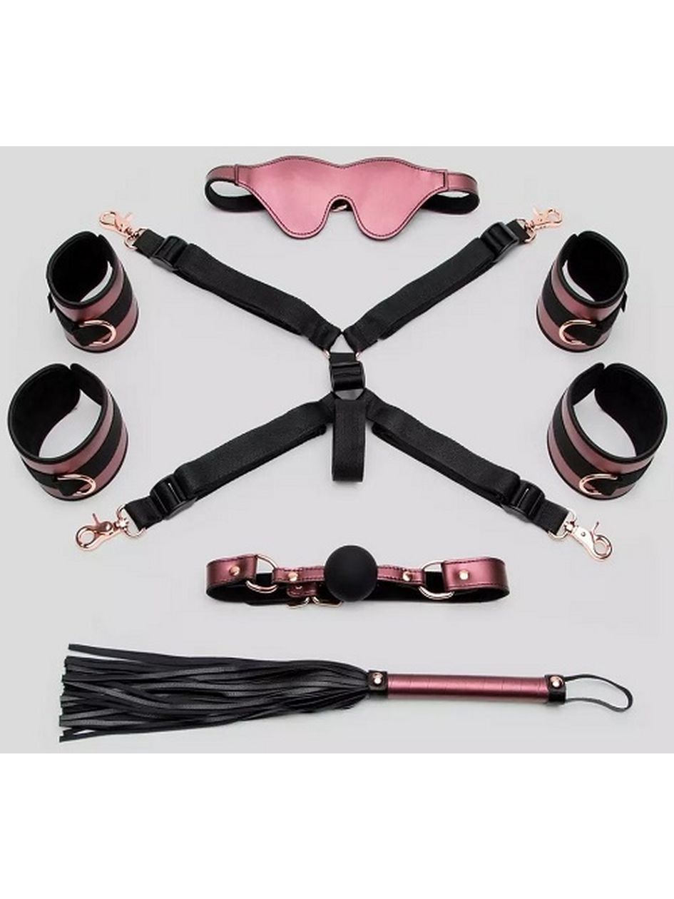 Bondage Boutique Seduce Me Lover's Bed Bondage Kit (6 Piece)