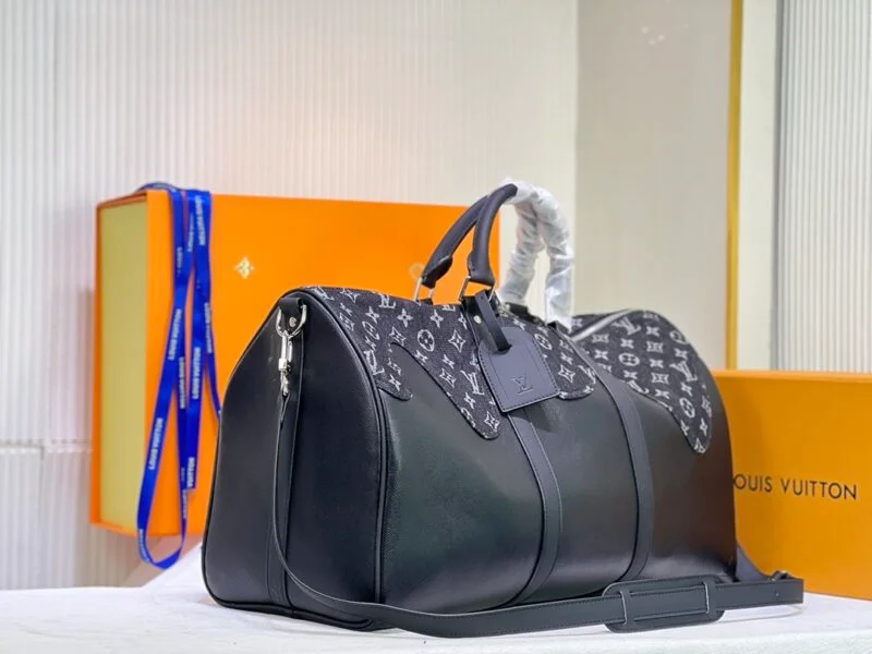 Louis Vuitton Keepall Bandouliere 50 M45975 Black