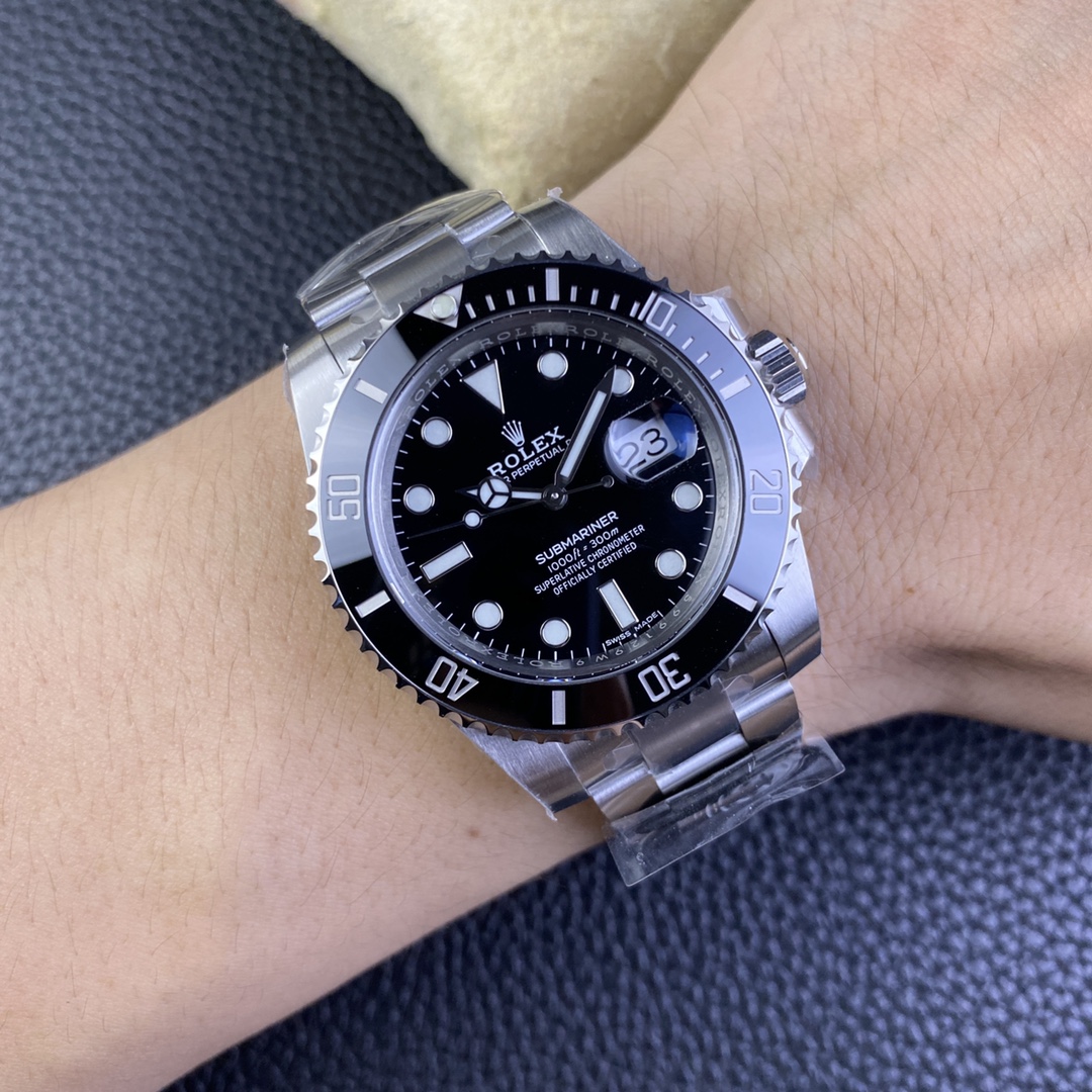 Rolex Submariner Date 116610LN Stainless Steel Oyster 41MM Black Dial Mens Replica Watch