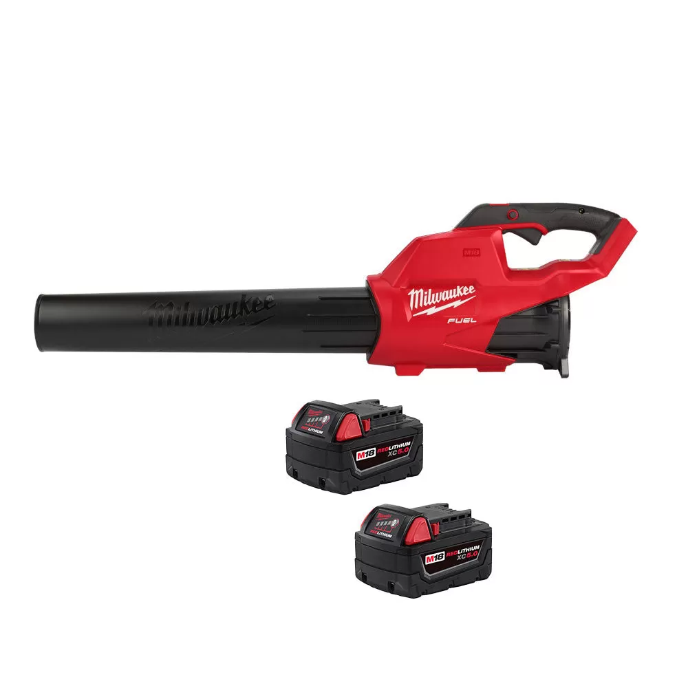 Milwaukee Pre-Sale 48-11-1852 M18 REDLITHIUM XC5.0 Extended Battery - 2 PK w/ Blower