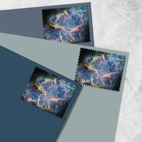 Crab Nebula Stamps 2026