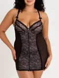 Lovehoney Plus Size Entice Me Black Lace Chemise