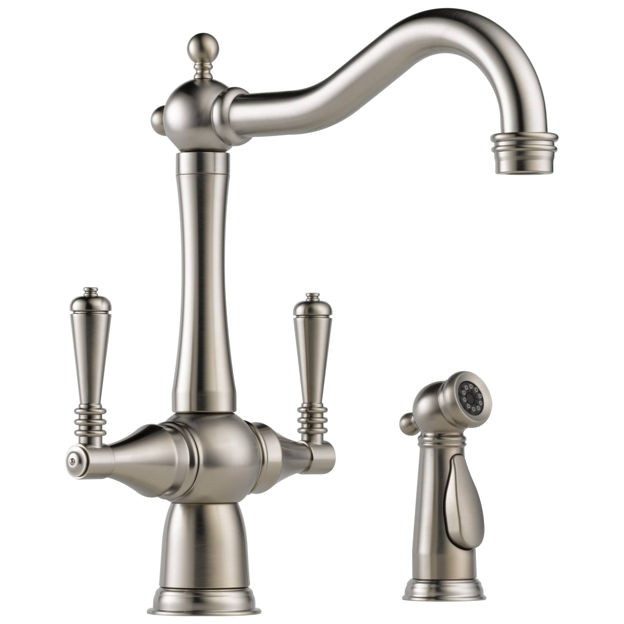 Brizo 62136LF-SS Tresa Two Handle Kitchen Faucet with Spray Stainless