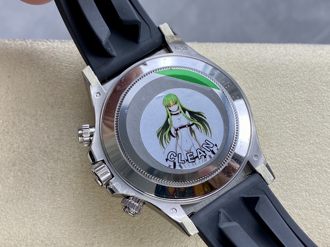 Rolex Daytona 40mm Eye of the Tiger White Gold Diamond Dial Oysterflex 116589TBR