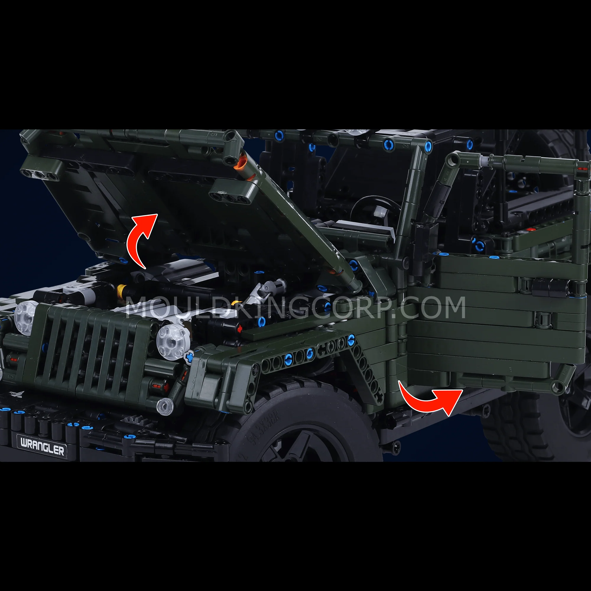 Mould King 13124 Wrangler Remote Controlled Building Set | 2,096 PCS