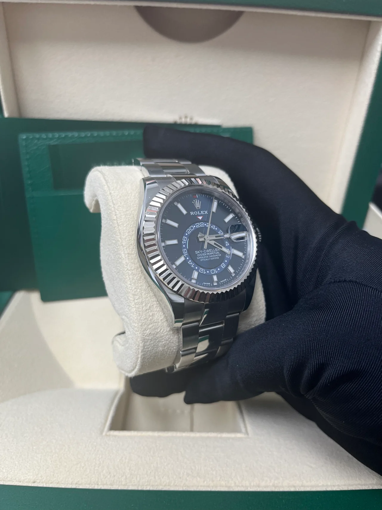 Rolex Sky-Dweller Blue Dial Stainless Steel 326934-0003 Oyster Replica