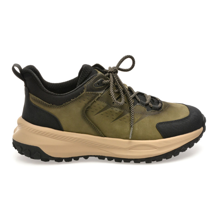 Pantofi sport GRYXX kaki, LN5, din piele naturala