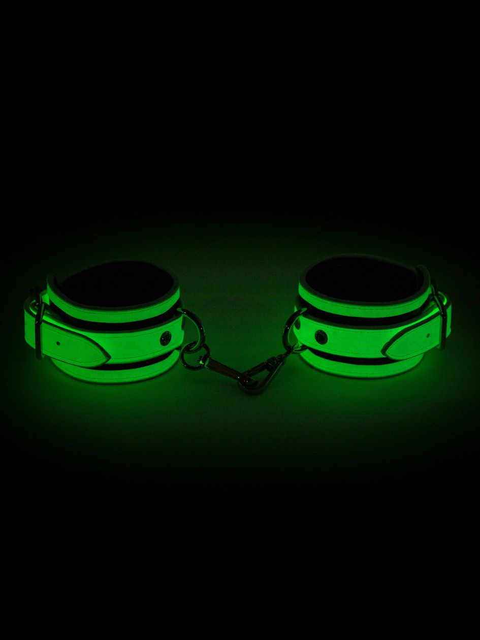 Bondage Boutique Glow-in-the-Dark Wrist Cuffs