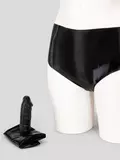 Latex Brief with Inner Dildo