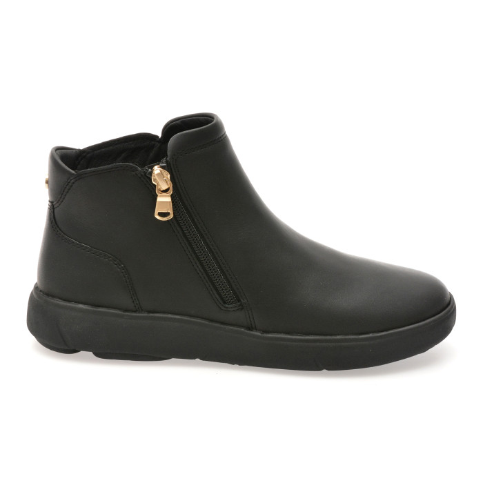 Ghete GEOX negre, D563TA, din piele naturala