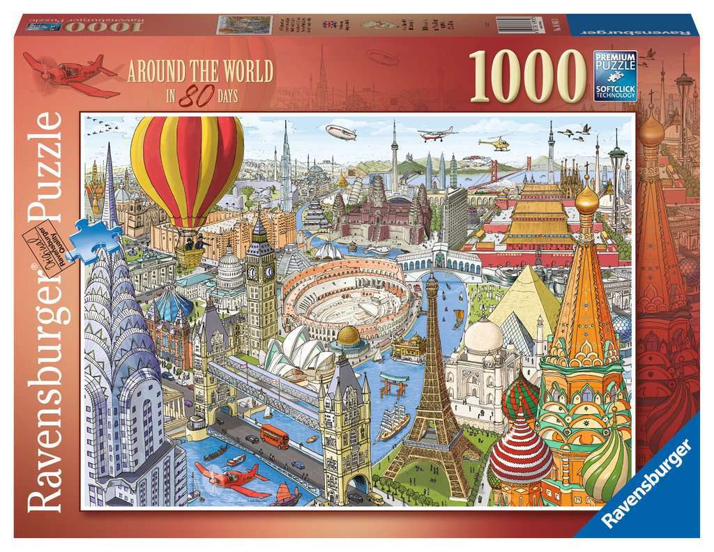 Around the World in 80 Days 1000 Piece Puzzle