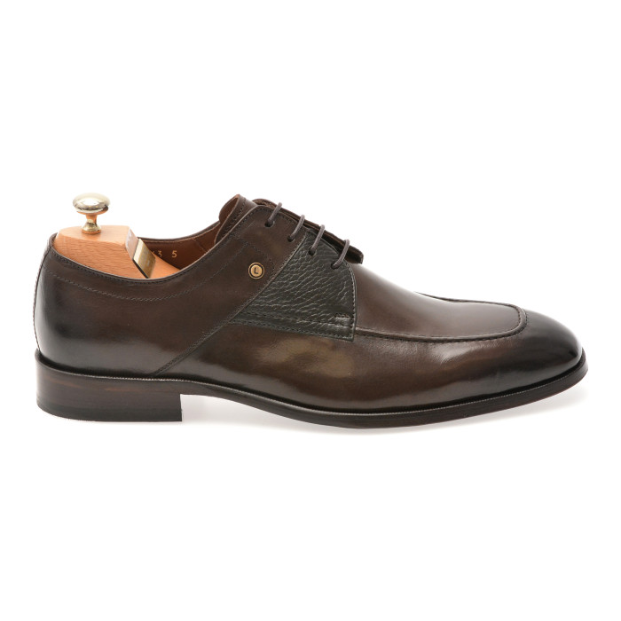 Pantofi eleganti LE COLONEL maro, 48494, din piele naturala