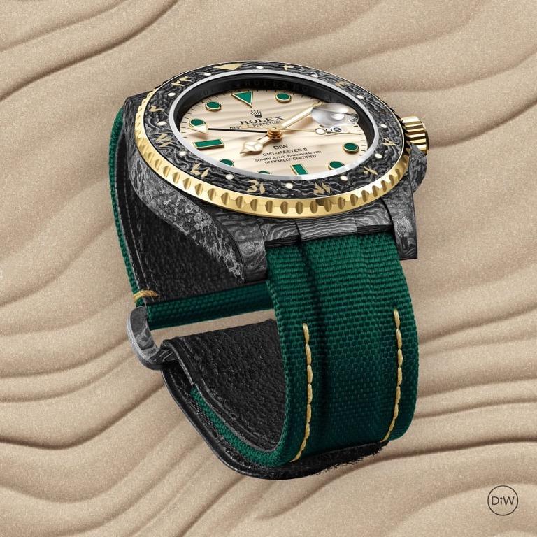 Rolex DiW NTPT Carbon GMT Master 2 OASIS