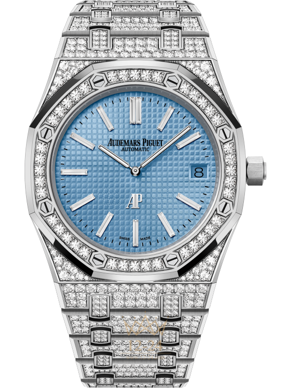 ROYAL OAK Blue Dial White Gold Bracelet