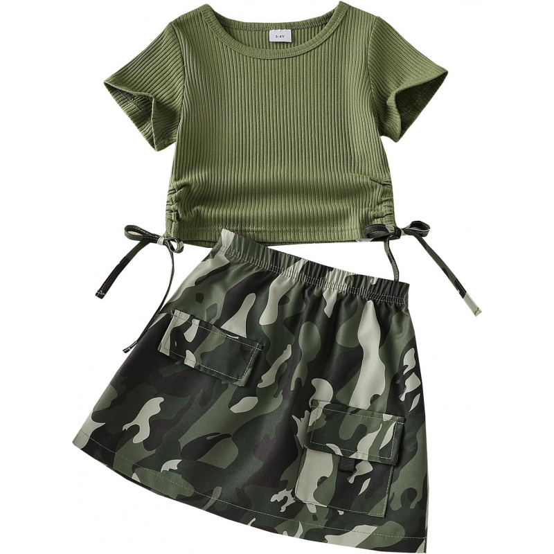 Girls' 2-Piece Skirt Set