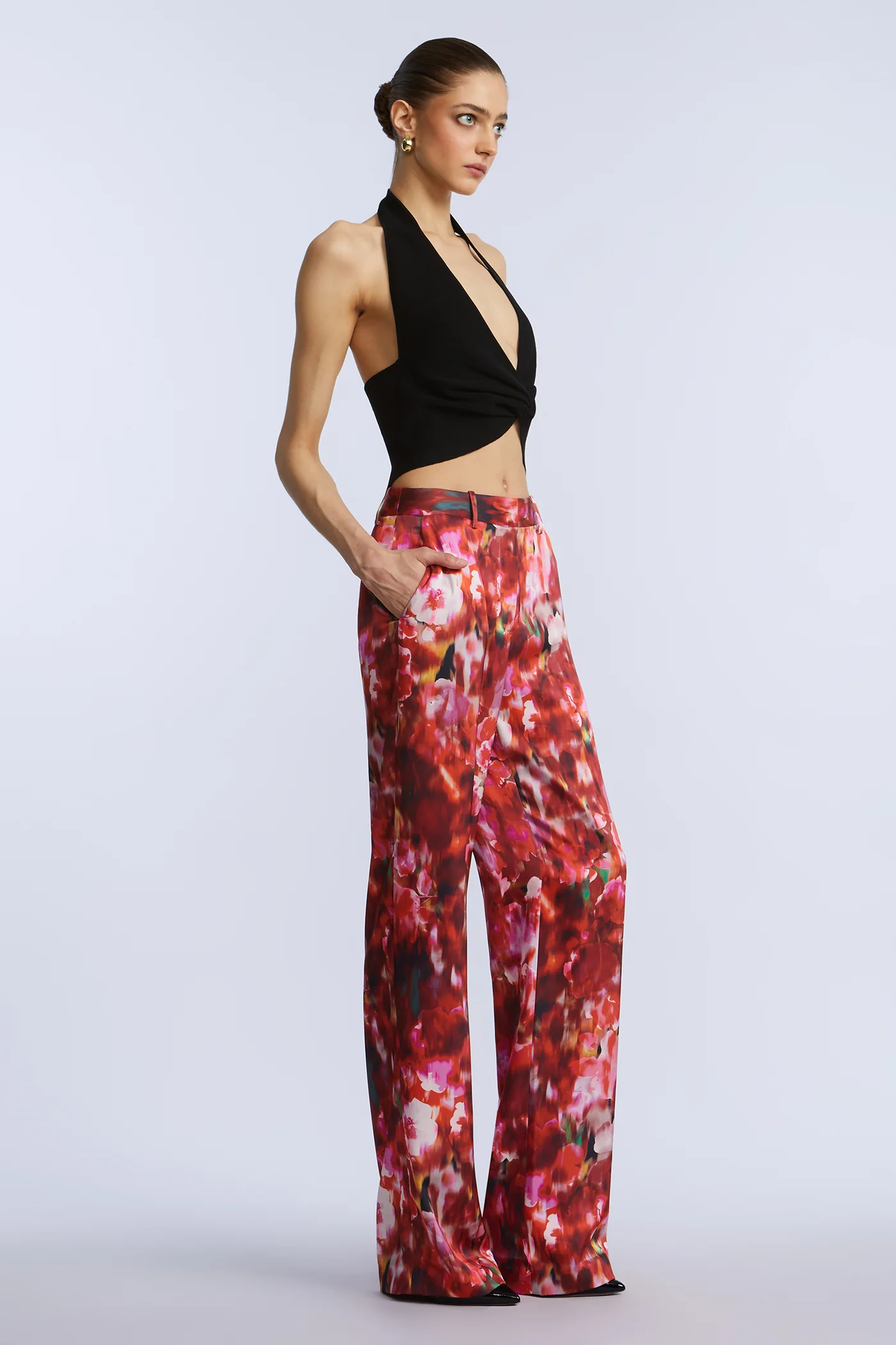 Washed Floral Pant