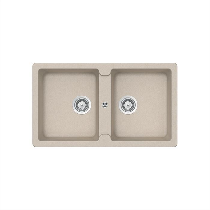 GLEM GAS - Lavello lneare LS286S 2 vasche-SABBIA