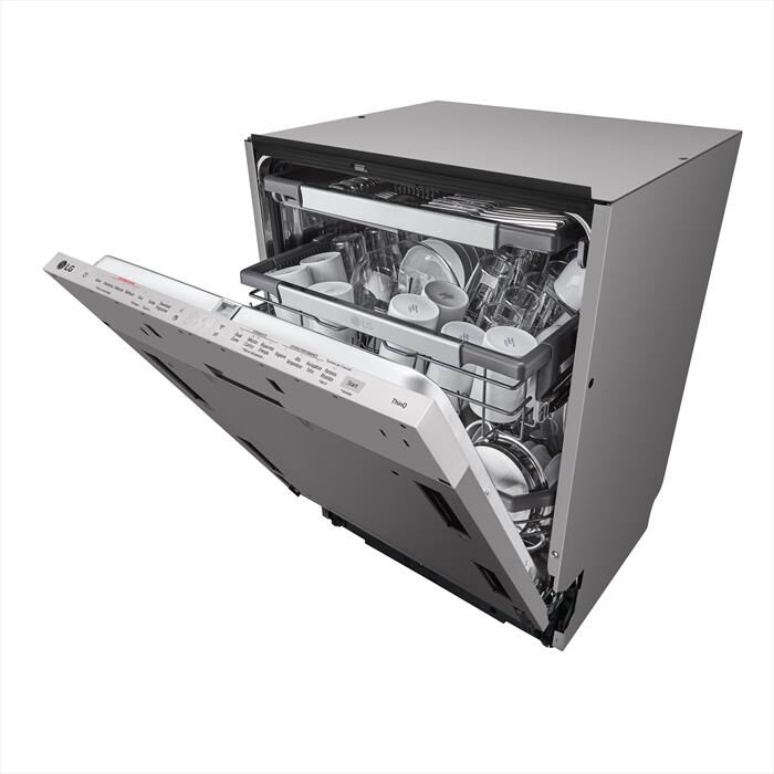 LG - Lavastoviglie QUADWASH DB475TXS Classe A 14coperti-Acciaio