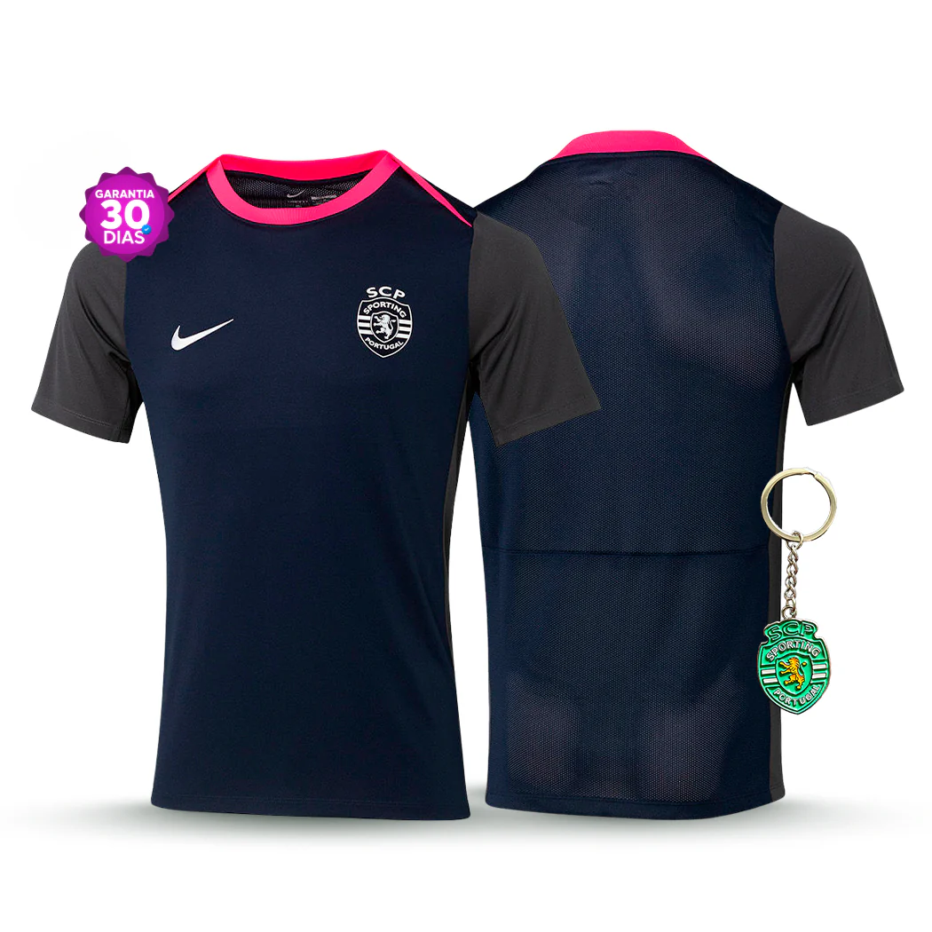 Camisola Sporting Treino Preta 2025/26 - ��LTIMAS UNIDADES! ????