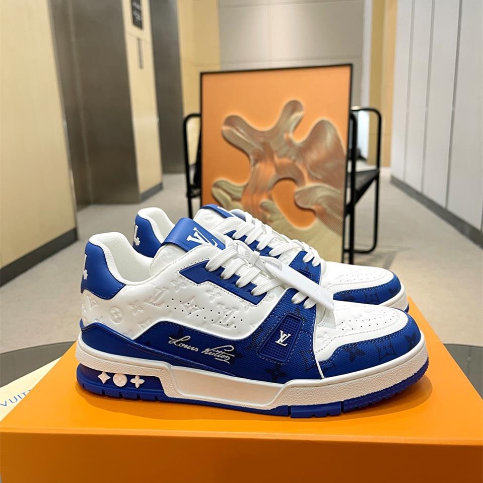 Louis Vuitton LV Trainer 3D #54 Signature Sneaker Size 36-46   6-Color