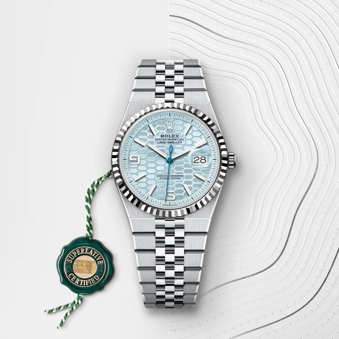Rolex Land-Dweller 36 Oyster, 36 mm, platinum M127236-0001