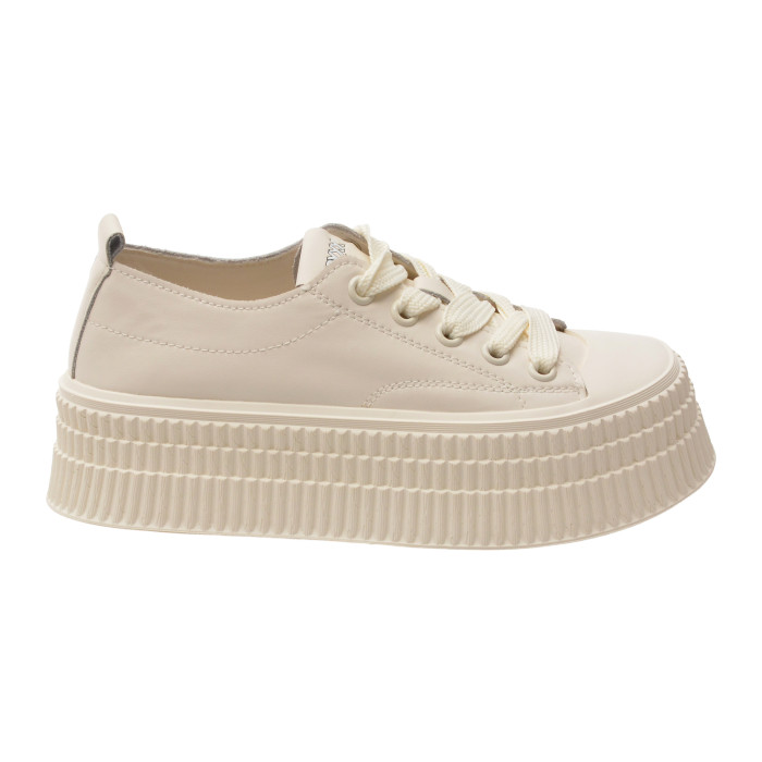 Pantofi sport GRYXX albi, 7786, din piele naturala