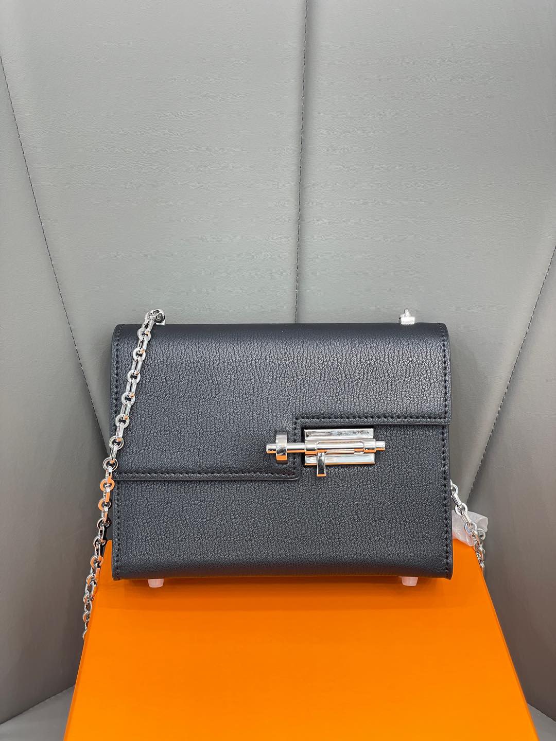Hermes Verrou 18 Palladium Hardware